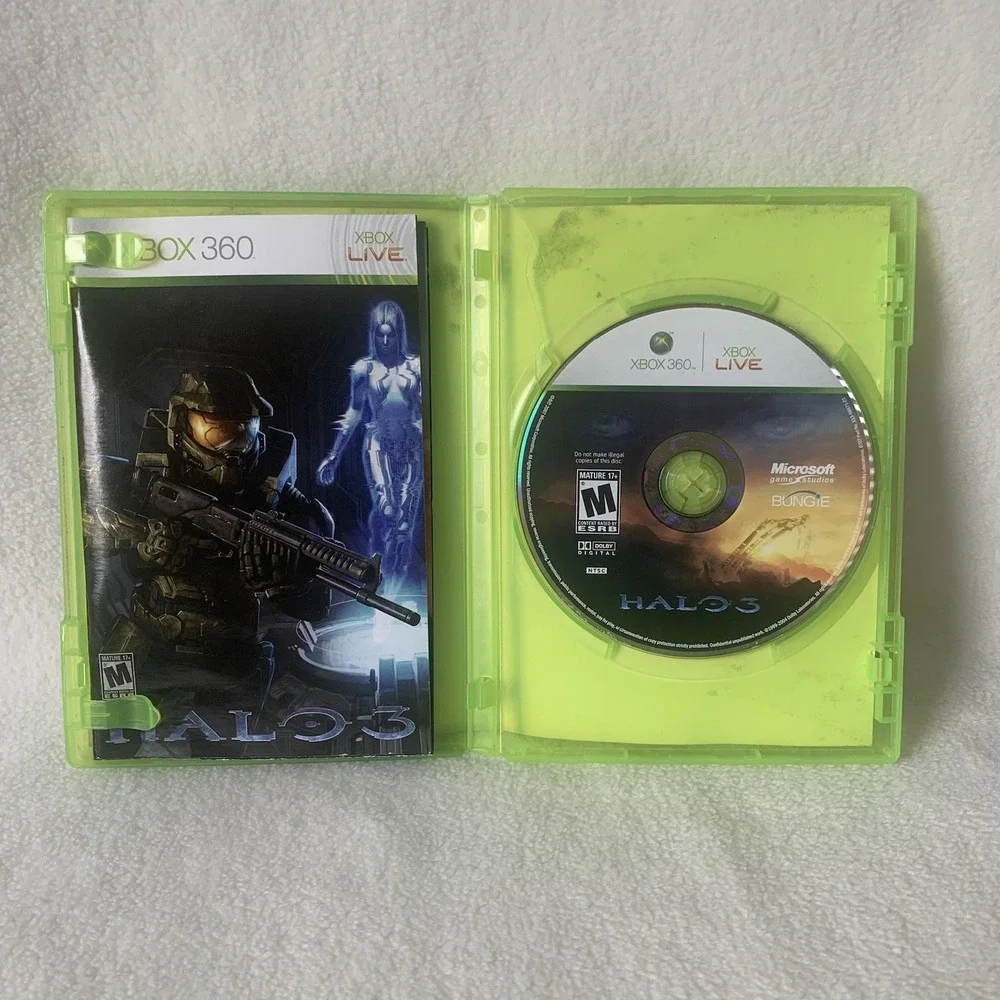 Halo 3 (Xbox 360, 2007) - Complete CIB w/ Manual and Poster, TESTED AND WORKING